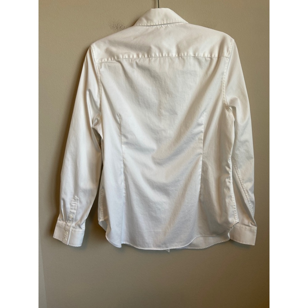 Quince Stretch Poplin Tailored Shirt Classic White Organic Cotton L - Picture 7 of 7